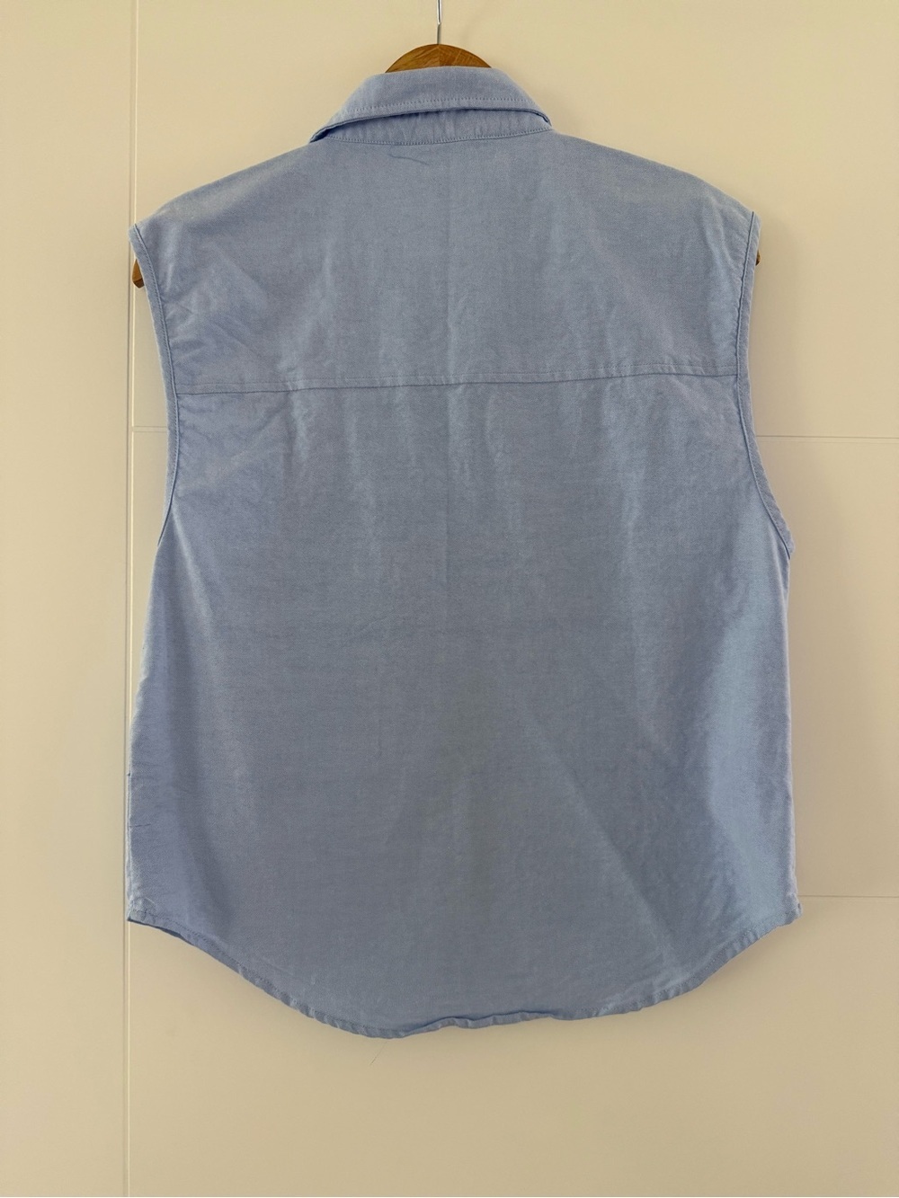 Kuwalla 100% Cotton Sleeveless Oxford Shirt, size medium. - Picture 5 of 7